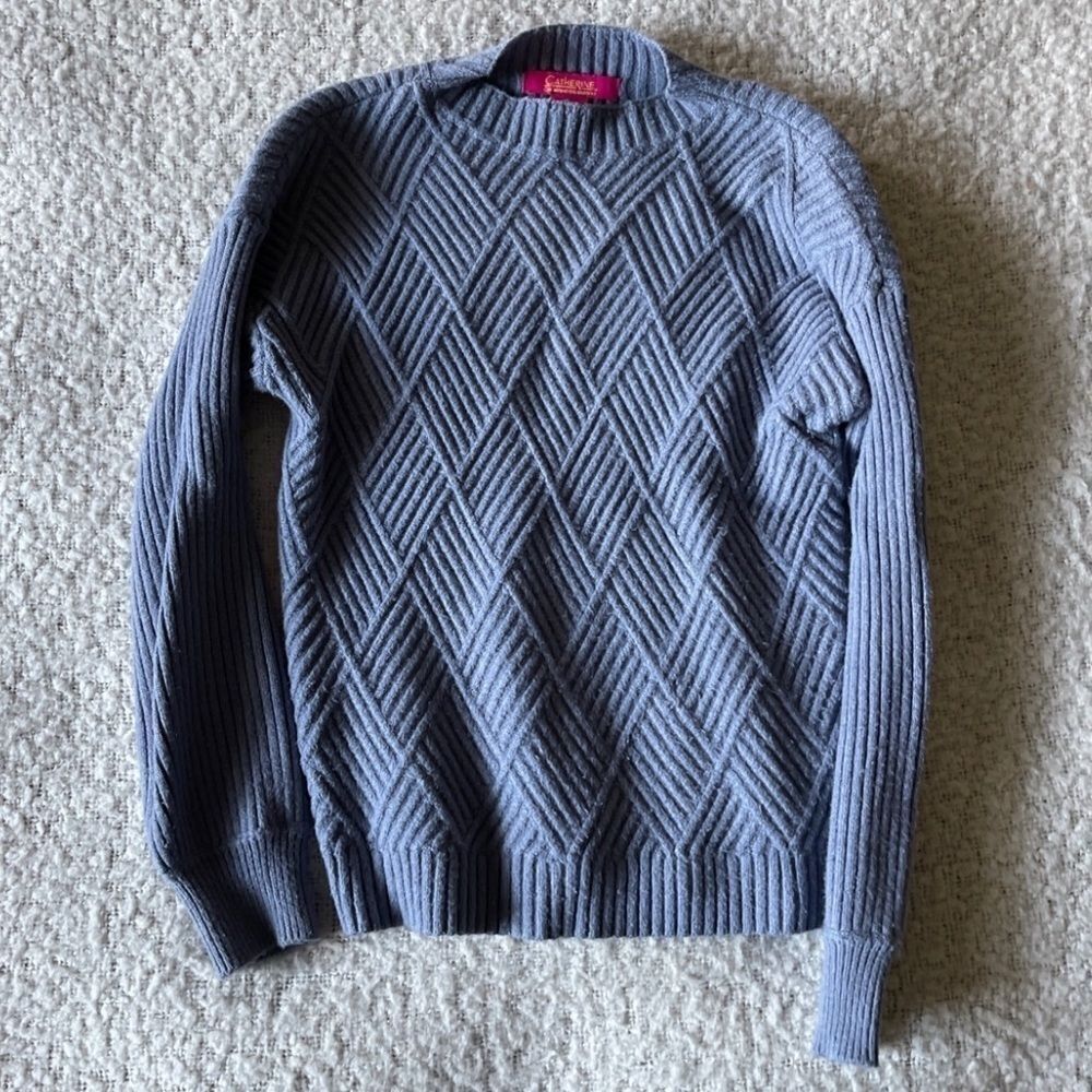 Catherine Malandrino Women’s Light Blue Knit Sweater size XS